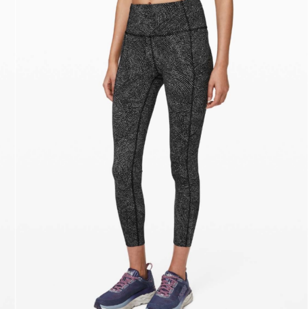 Lululemon Athletica High Waist 7/8 Leggings EUC Size 2